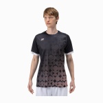 Yonex Sport-Tshirt Practice Print 16746 (100% Polyester) 2025 schwarz Herren